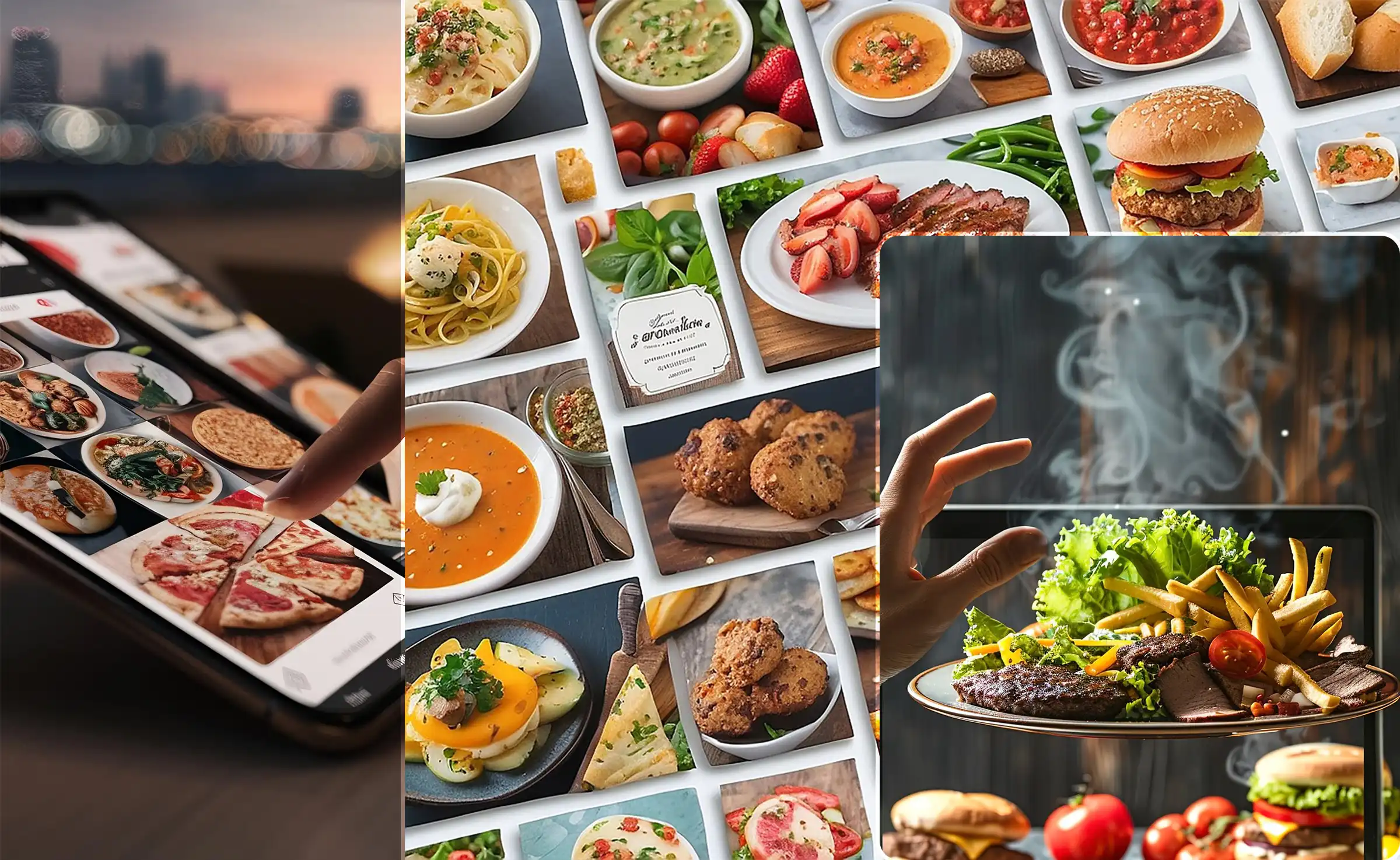 Professional restaurant food photography