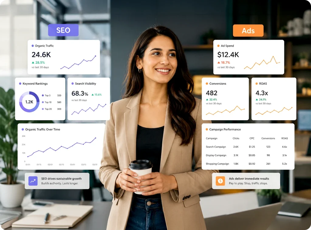 SEO vs Ads: What Actually Brings Results