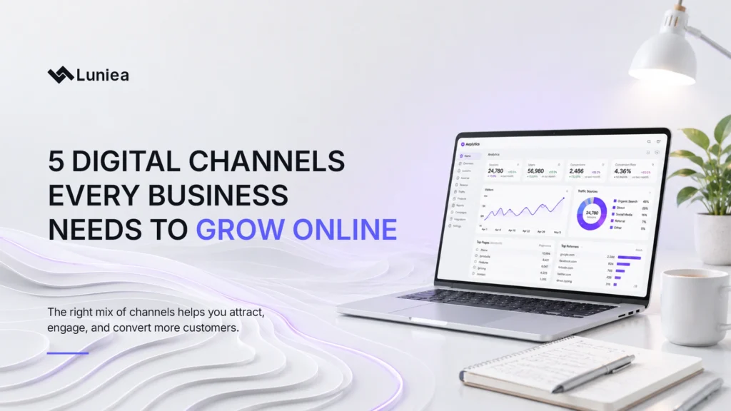 5 Digital Channels Every Business needs to grow online