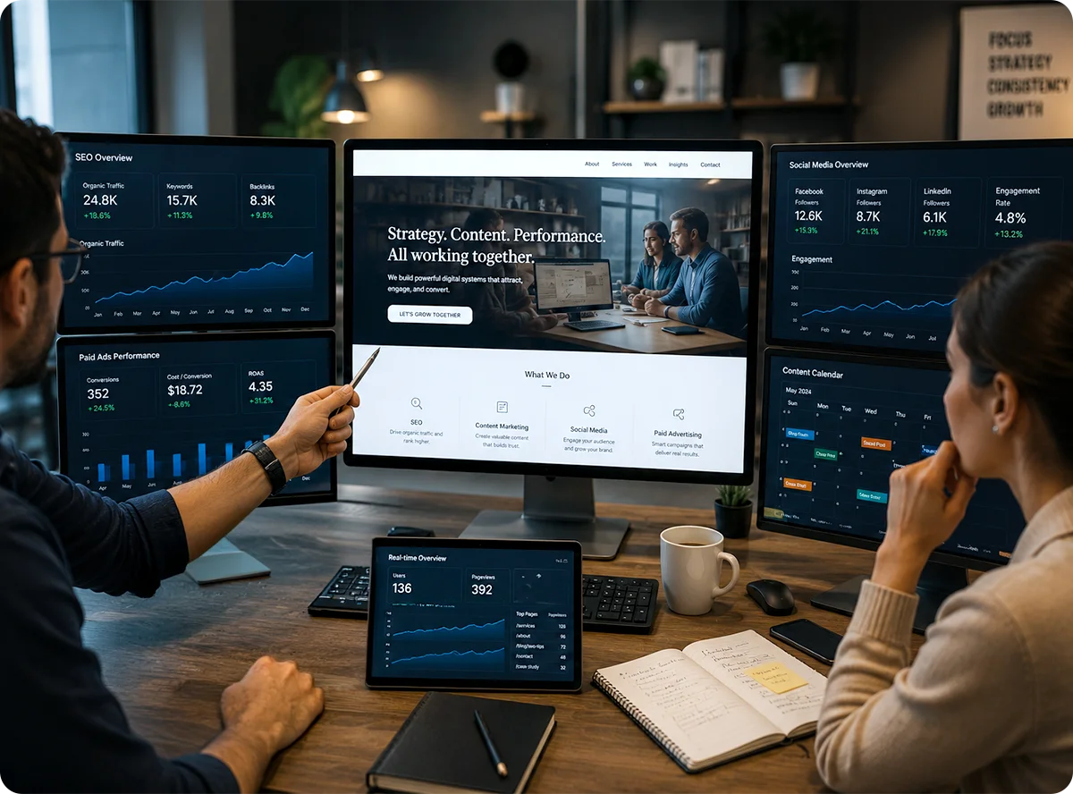 strong online presence