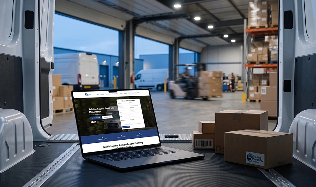 Sterling SameDay Logistics Website by Luniea