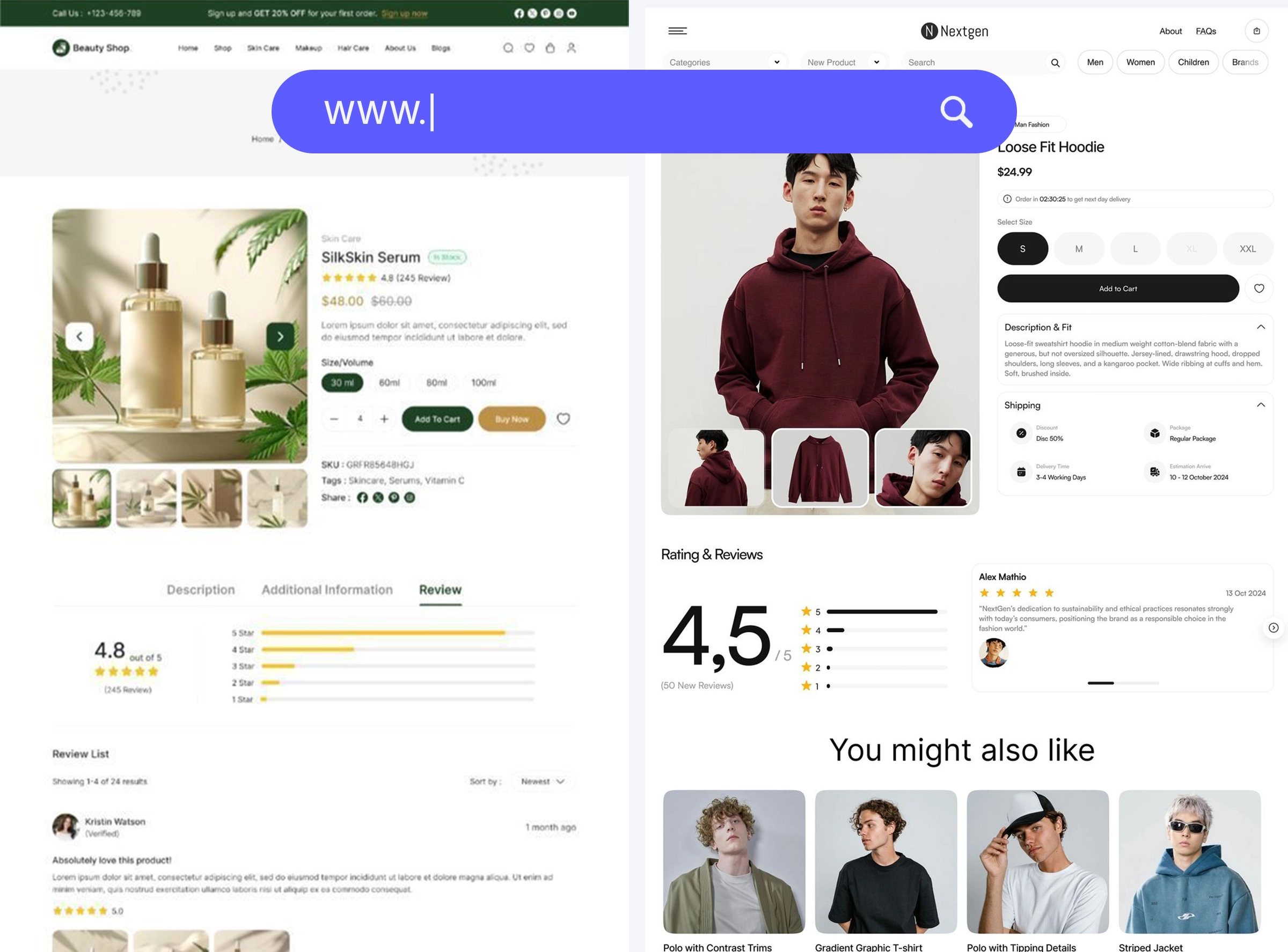 E-commerce development services for online stores